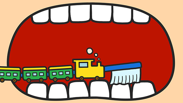 日本コロムビア「ハブラシ電車」